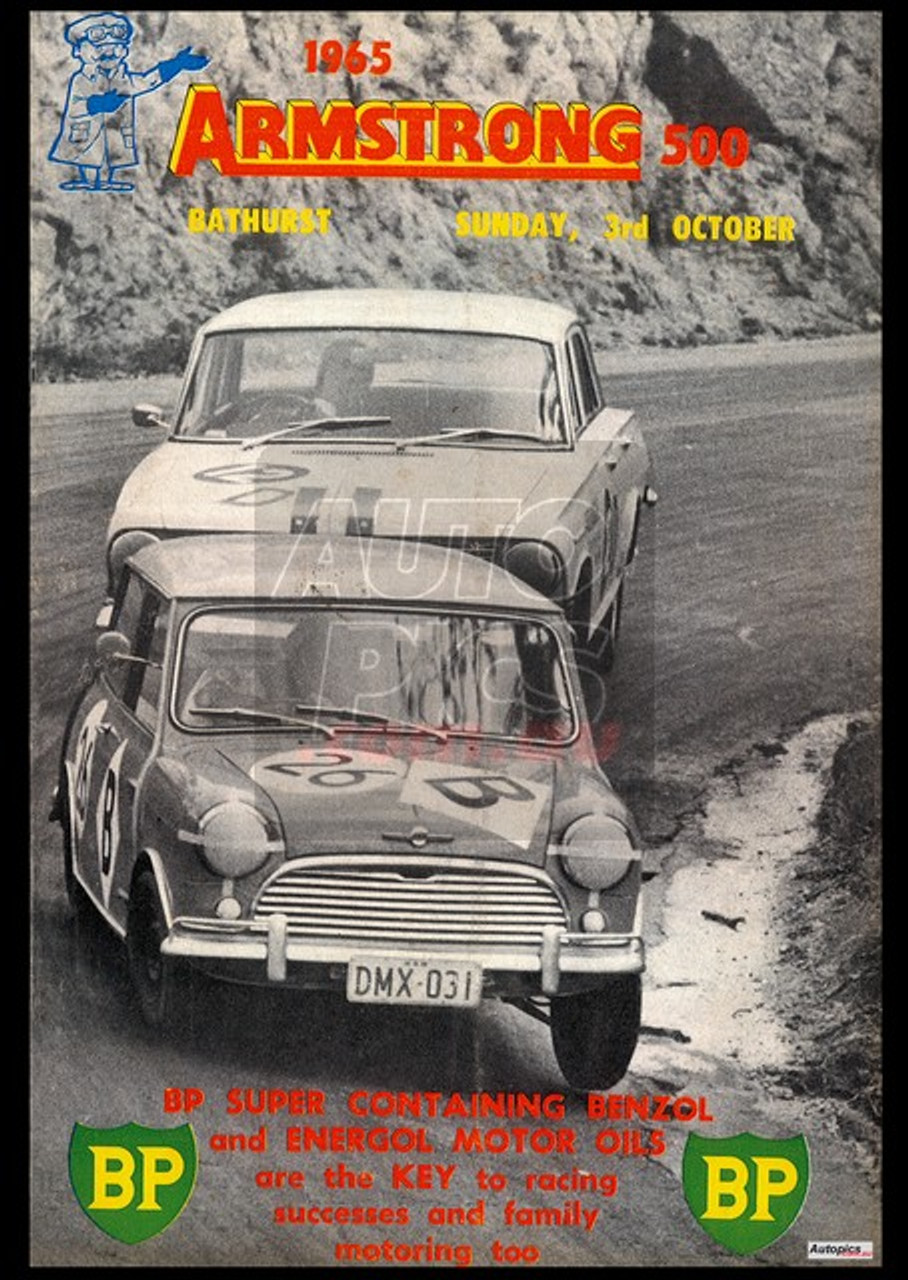 Authentic Design Retro Bathurst Posters, 1965, Armstrong 500