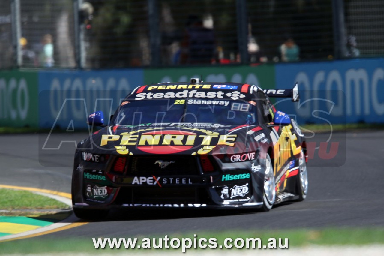 24AP03JS0536 - Formula 1 -  Rolex Australian Grand Prix,  Albert Park Grand Prix Circuit,  Richie Stanaway - Ford Mustang GT ,  REPCO Supercars Championship, 2024