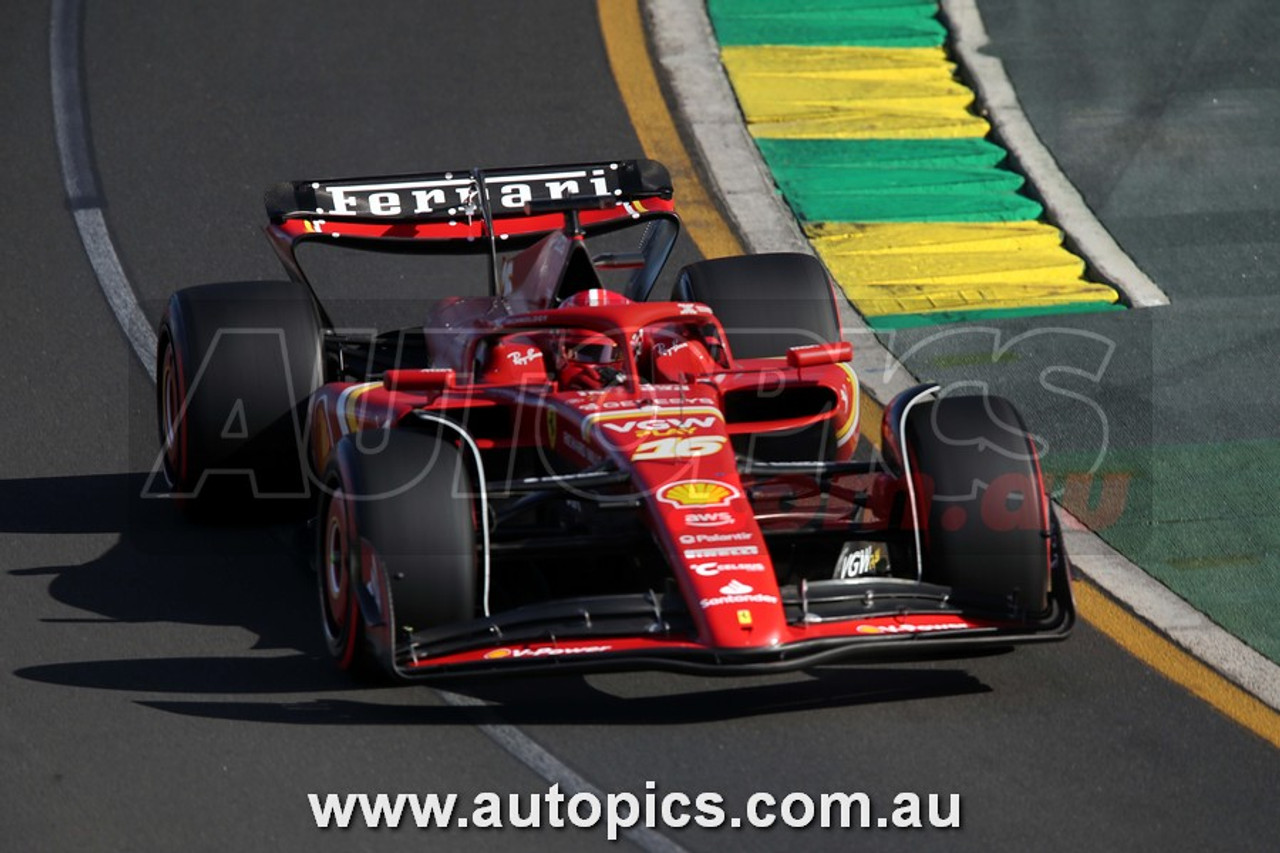 24AP03JS3011 - Formula 1 -  Rolex Australian Grand Prix,  Albert Park Grand Prix Circuit,  Charles Leclerc - Ferrari, Car #16, SECOND PLACE, 2024