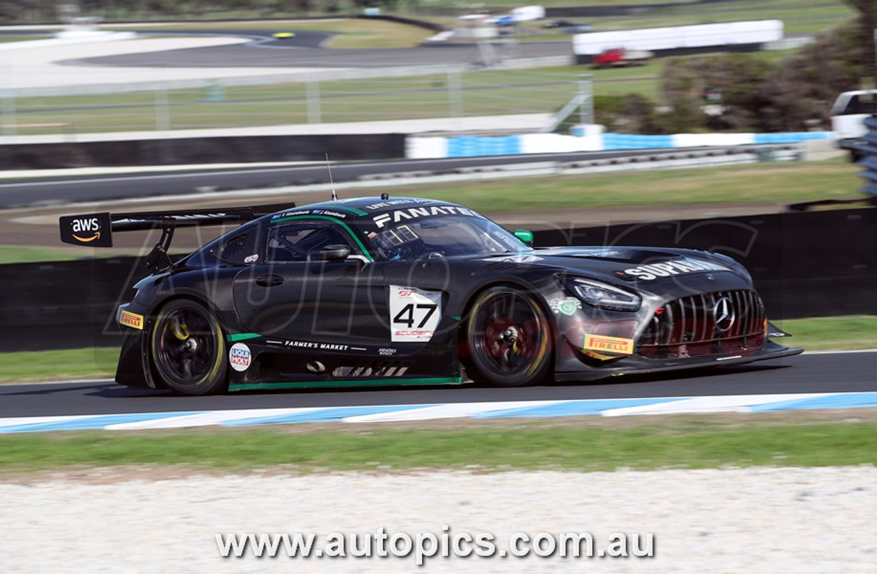 24PI08JS1072 - James Koundouris & Theo Koundouris - Phillip Island Grand Prix Circuit,  Fanatec GT World Challenge Australia, 2024 - Mercedes AMG GT3 - Photographer - James Smith