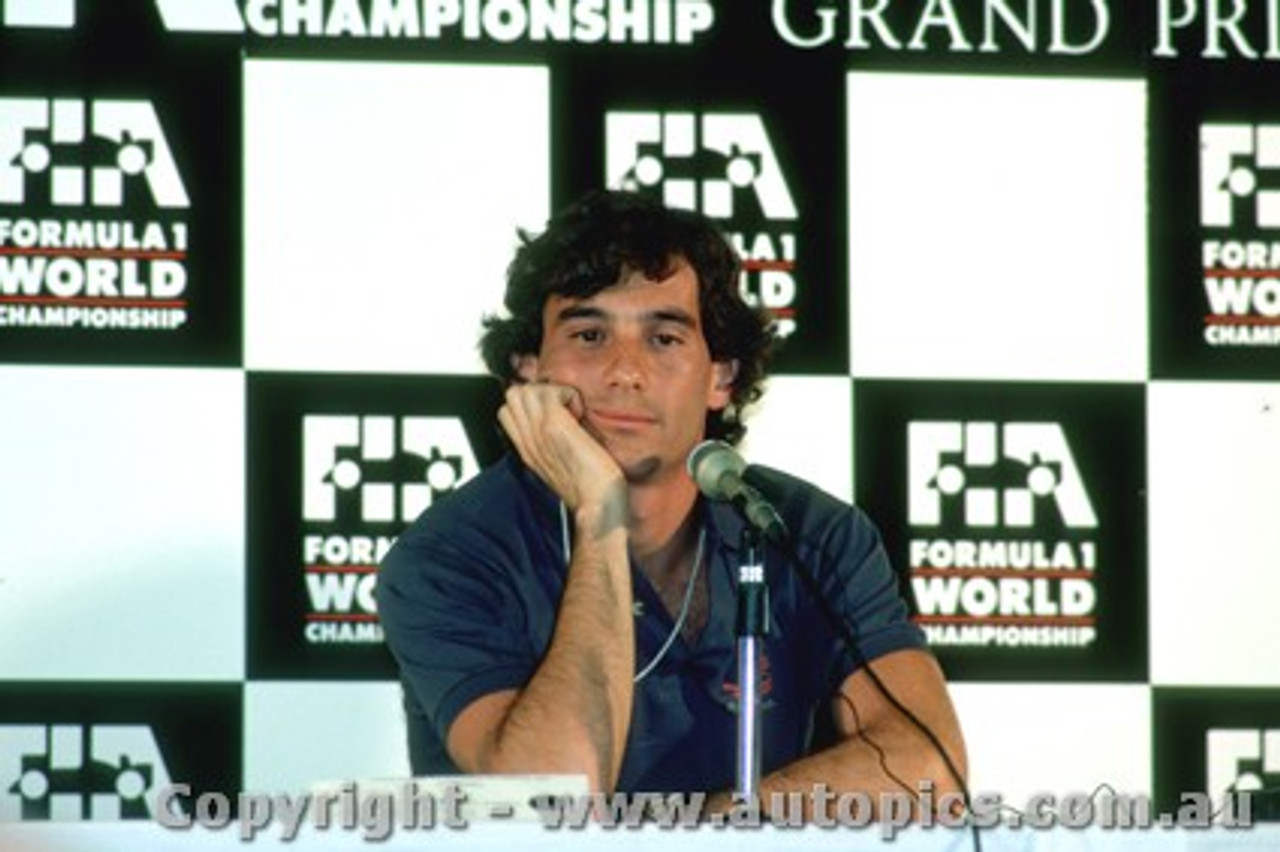 90511 - Ayrton Senna - McLaren Honda - Australian Grand Prix Adelaide 1990