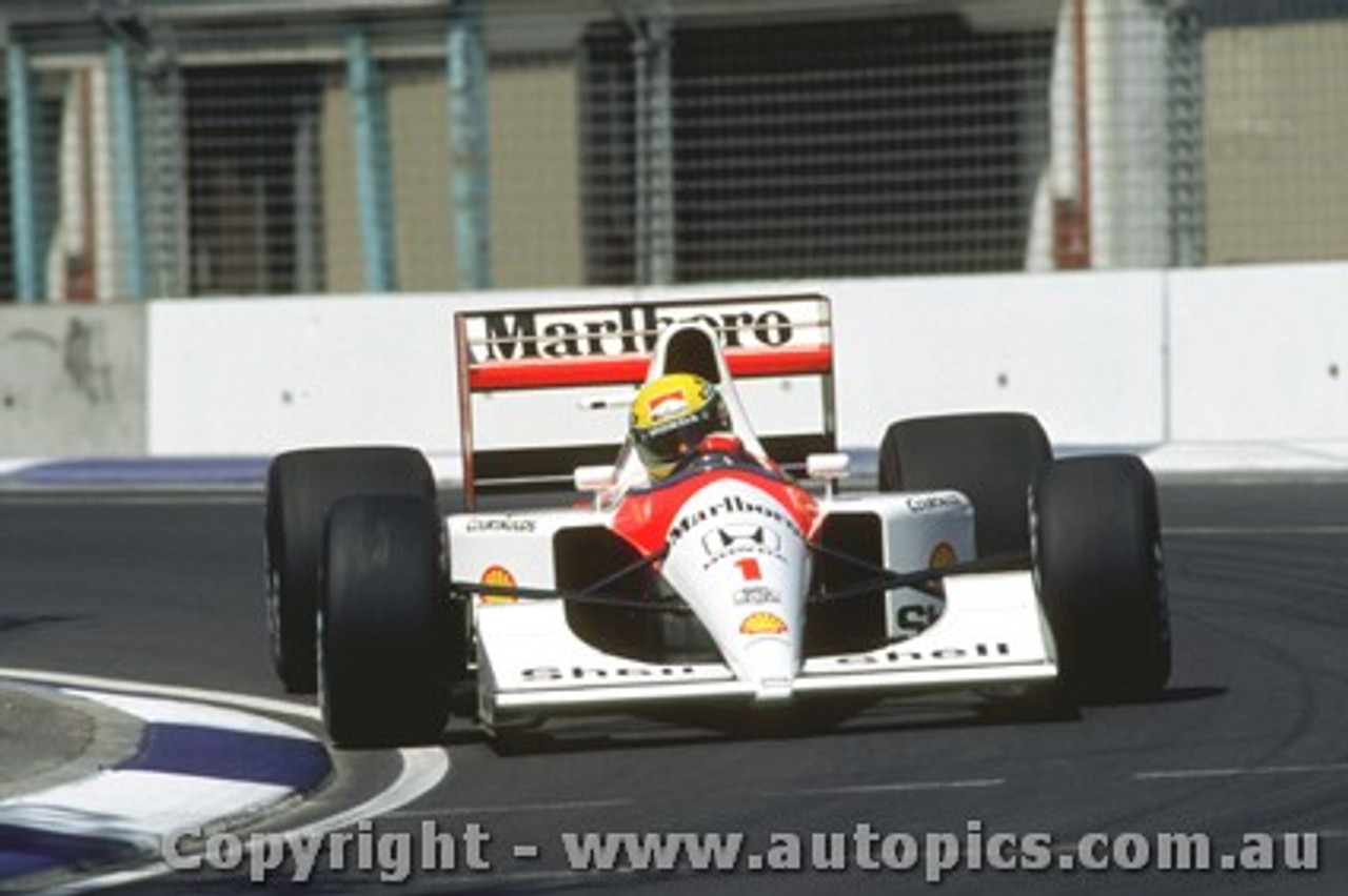 91504 - Ayrton Senna - McLaren Honda - Australian Grand Prix Adelaide 1991