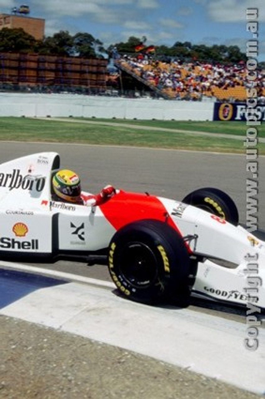 93507 - Ayrton Senna - McLaren Ford  - Australian Grand Prix Adelaide 1993