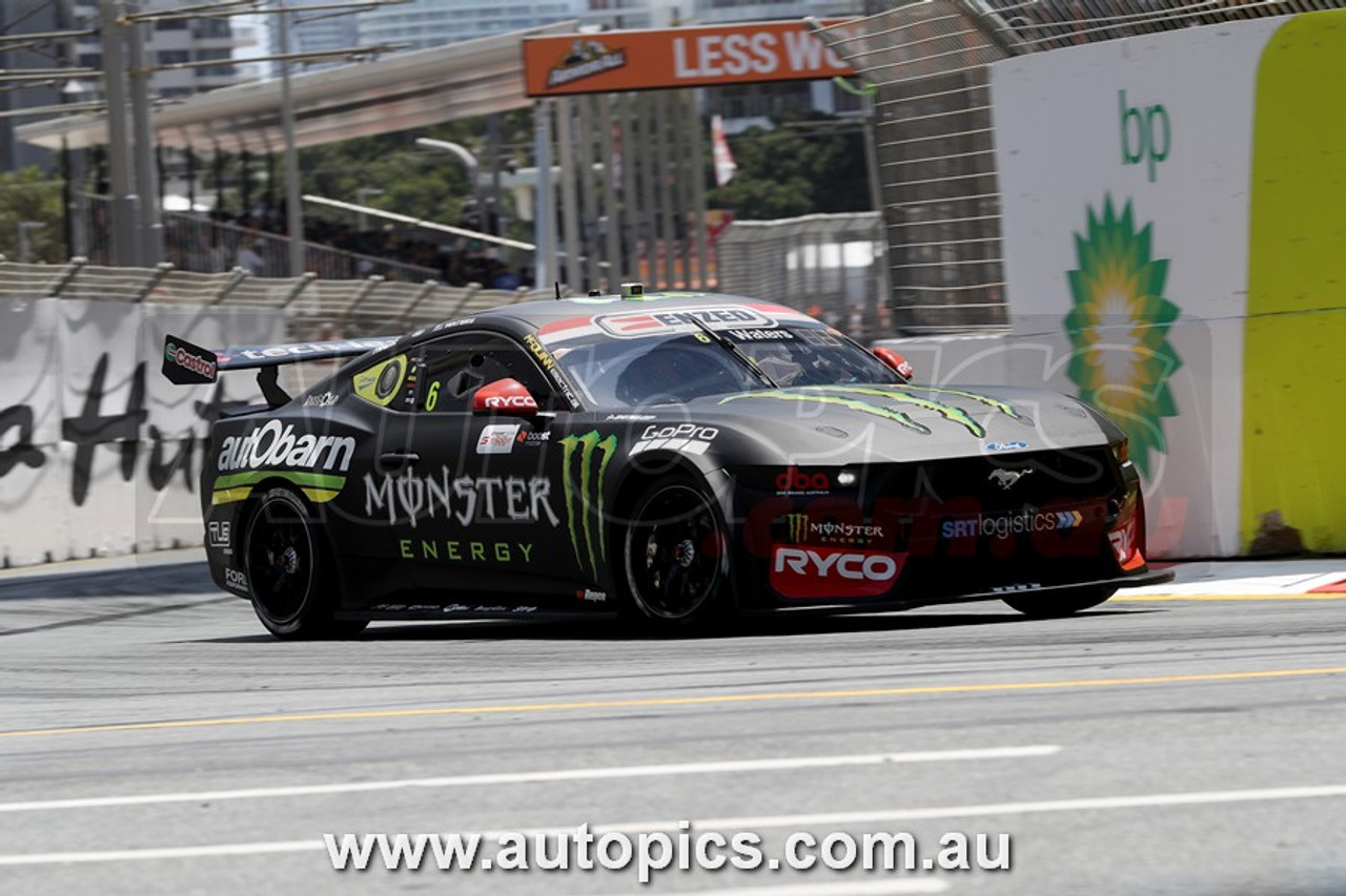 24SP10JS7020 - Cameron Waters, Gold Coast 500, Surfers Paradise Street Circuit, 2024, Third Place, Ford Mustang GT - Photographer - James Smith