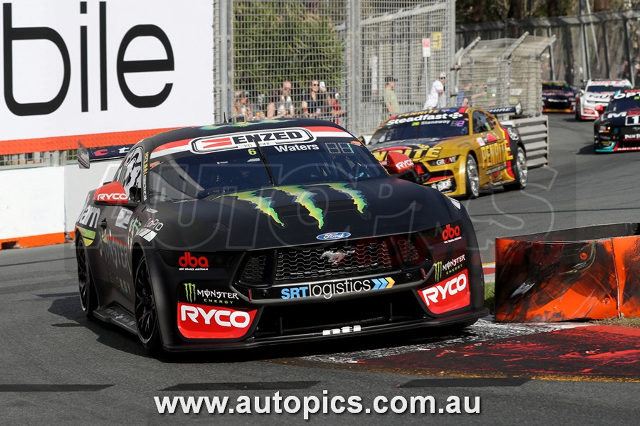 24SP10JS7023 - Cameron Waters, Gold Coast 500, Surfers Paradise Street Circuit, 2024, Third Place, Ford Mustang GT - Photographer - James Smith