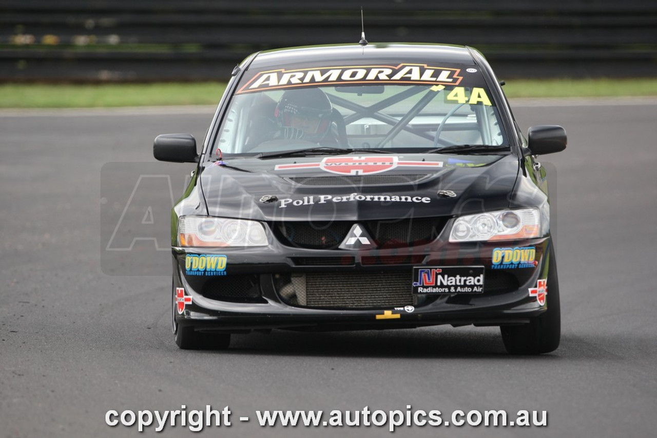 10BA02JS5043 - Jim Pollicina, John O'Dowd & Simon Middleton, Armor All Bathurst 12 Hour,  Mount Panorama, 2010,  Mitsubishi Evo 8 RS  - Photographer James Smith