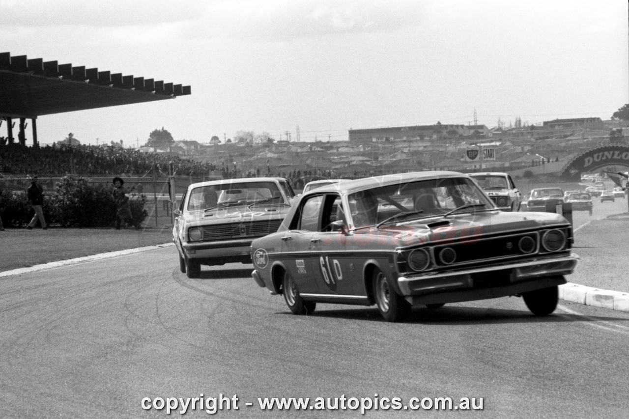 69SA09PD7038 - Alan Moffat & John French, Sandown Three Hour Datsun Trophy Race, Sandown, 14th September, 1969, Ford XW Falcon GTHO - Photographer Peter D'Abbs