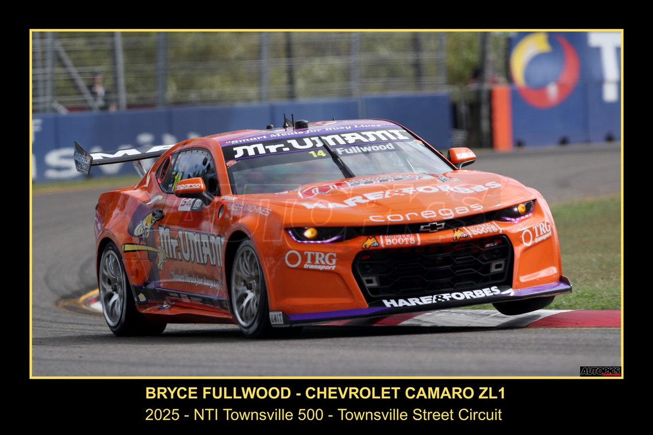 25TV07JS7038F - Bryce Fullwood, NTI Townsville 500, TOWNSVILLE STREET CIRCUIT, 2025,  Chevrolet Camaro ZL1 - Photographer James Smith