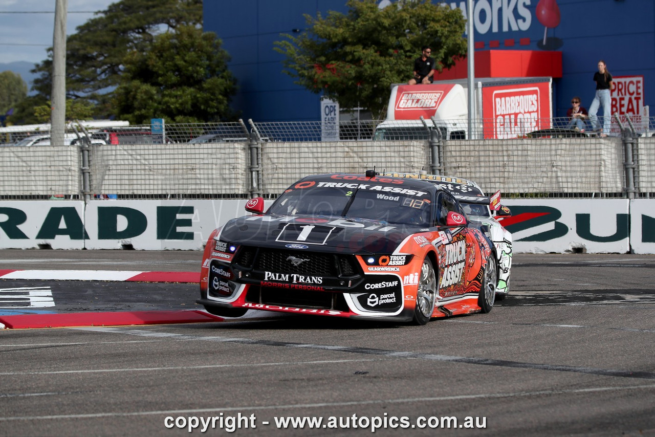25TV07JS7046 - Ryan Wood, NTI Townsville 500, TOWNSVILLE STREET CIRCUIT, 2025,  Ford Mustang GT - Photographer James Smith 25TV07JS7046 - Ryan Wood, NTI Townsville 500, TOWNSVILLE STREET CIRCUIT, 2025,  Ford Mustang GT - Photographer James Smith