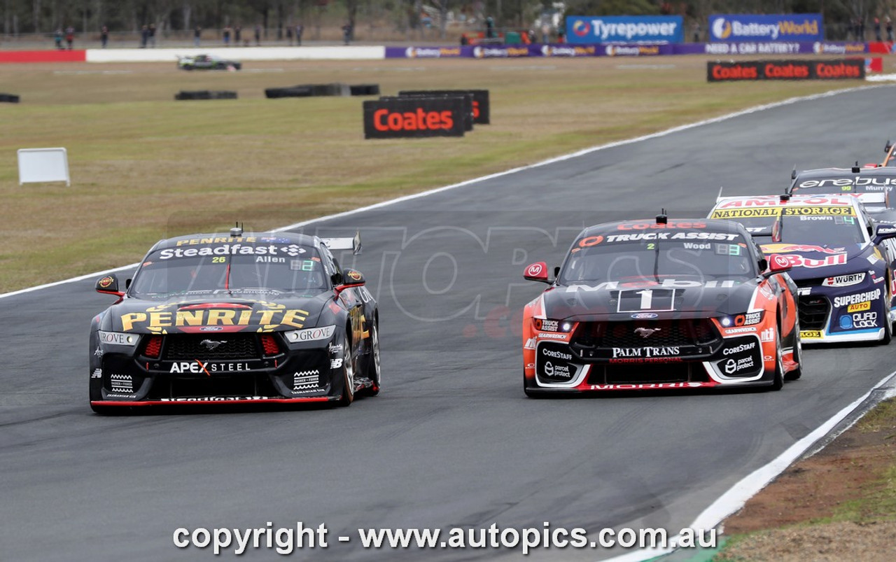 25QR08JS7026 - Kai Allen, CENTURY BATTERIES IPSWICH SUPER 440, QUEENSLAND RACEWAY IPSWICH, 2025,  Ford Mustang GT - Photographer James Smith