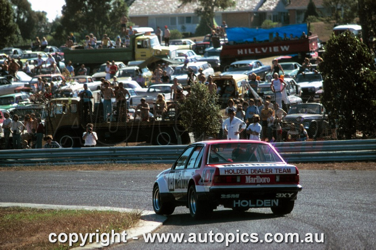 80SA09PD7001 - Peter Brock, Hang Ten 400, Sandown International Motor Raceway, 10th September, 1980, Holden Commodore VC  - Photographer Peter D'Abbs