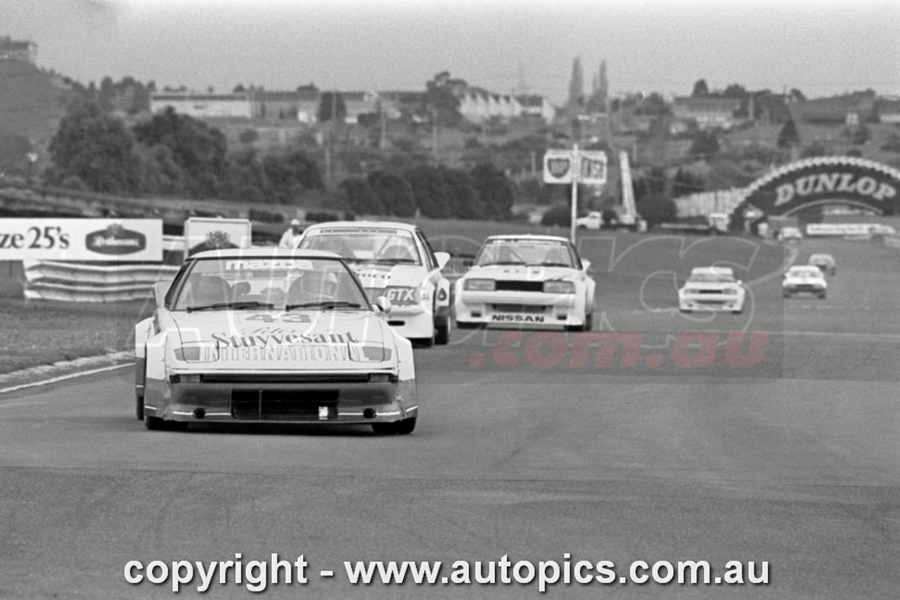 83SA09DH7005 - Allan Moffat, Castrol 400, Sandown International Motor Raceway, 11th September, 1983, Mazda RX-7 - Photographer Darren House