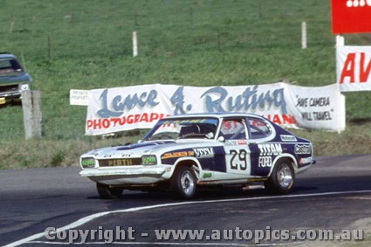 75776  - G. Moran / E.McLoughlin  -  Bathurst 1975 - Ford Capri    The car is slightly out of focus