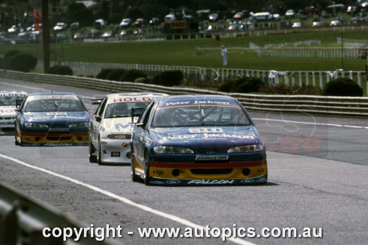 95SA09RS7009 - Glenn Seton & Allan Grice, Sandown 500, Sandown International Motor Raceway, 3rd of September, 1995, Ford EF Falcon - Photographer Ray Simpson