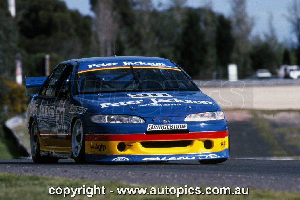 95SA09RS7014 - Glenn Seton & Allan Grice, Sandown 500, Sandown International Motor Raceway, 3rd of September, 1995, Ford EF Falcon - Photographer Ray Simpson