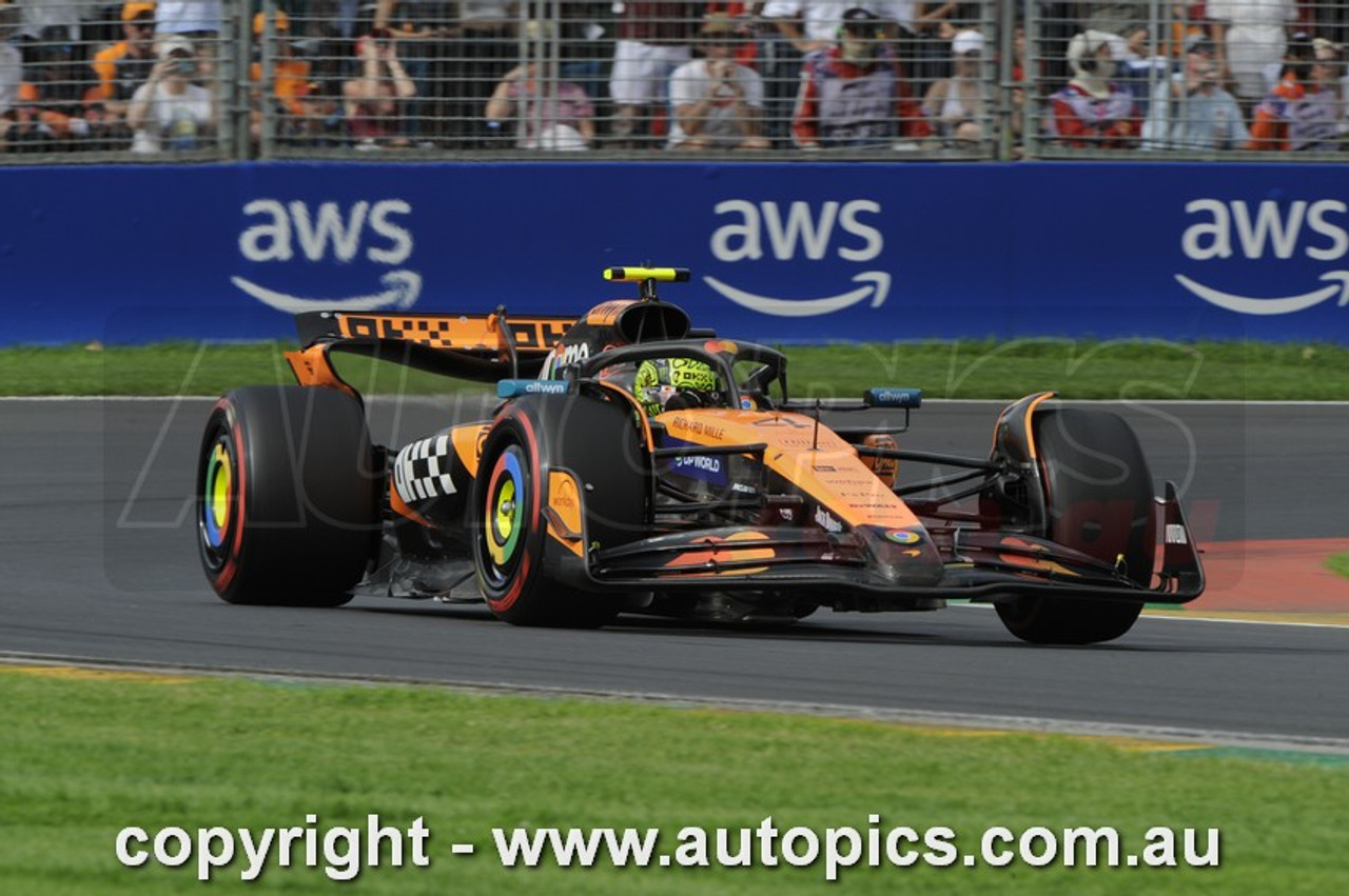 25AGP03RB3000 - Lando Norris, Formula 1 Louis Vuitton Australian Grand Prix, Melbourne Grand Prix Circuit, 14–16th of March, 2025, McLaren-Mercedes 