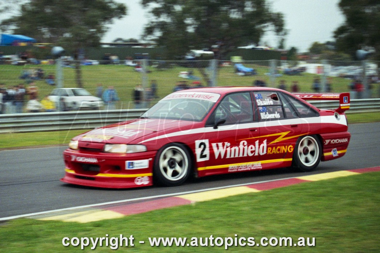 94SA09PD7009 - Mark Skaife & Jim Richards, Sandown 500, Sandown International Motor Raceway, 3rd of September, 1994, Hoolden VP Commodore - Photographer Peter D'Abbs 94SA09PD7009 - Mark Skaife & Jim Richards, Sandown 500, Sandown International Motor Raceway, 3rd of September, 1994, Hoolden VP Commodore - Photographer Peter D'Abbs
