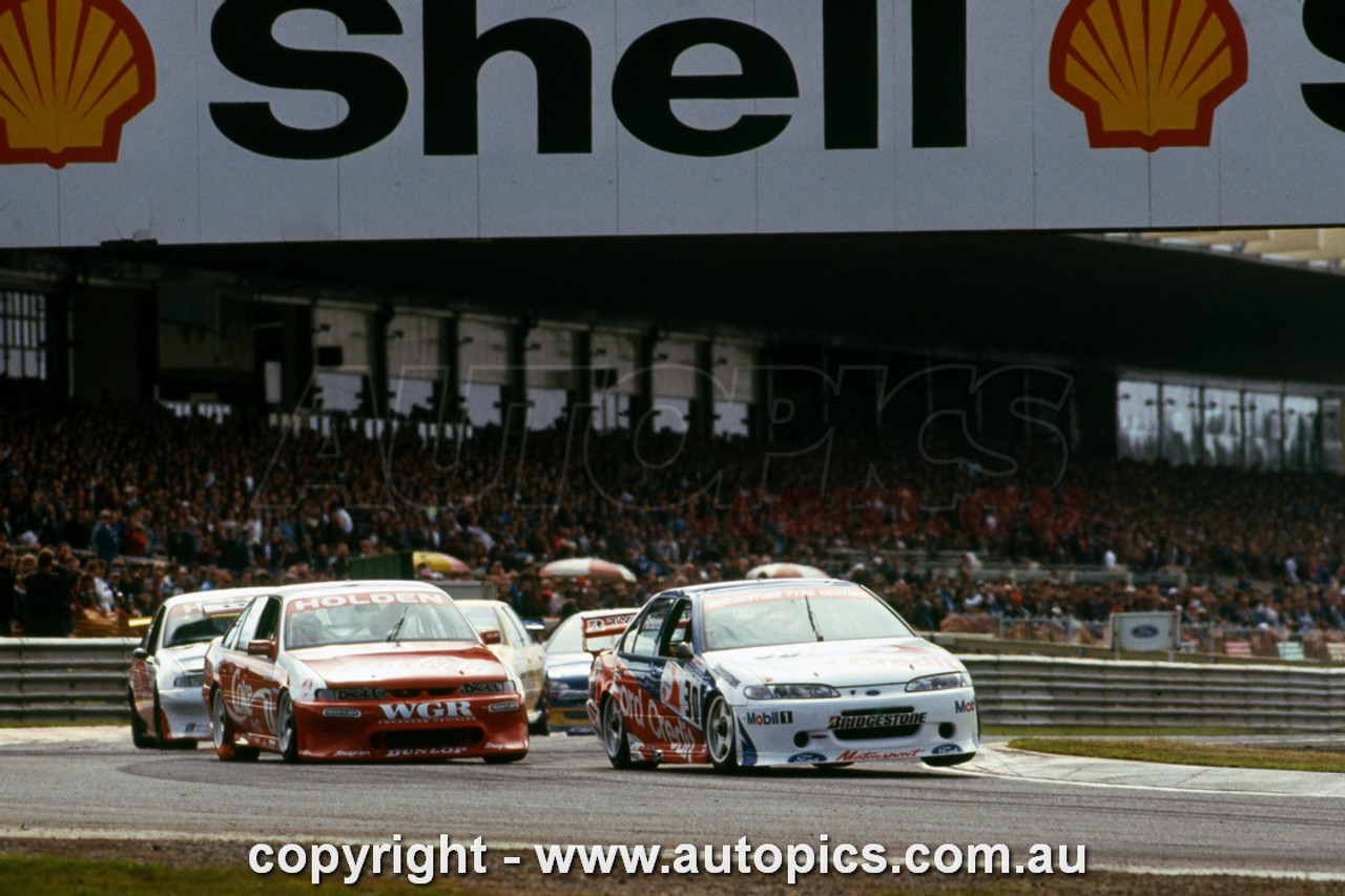 96SA09RS7019 - Glenn Seton & David Parsons, Sandown Tickford 500, Sandown International Motor Raceway, 8th of September, 1996, Ford EF Falcon - Photographer Ray Simpson