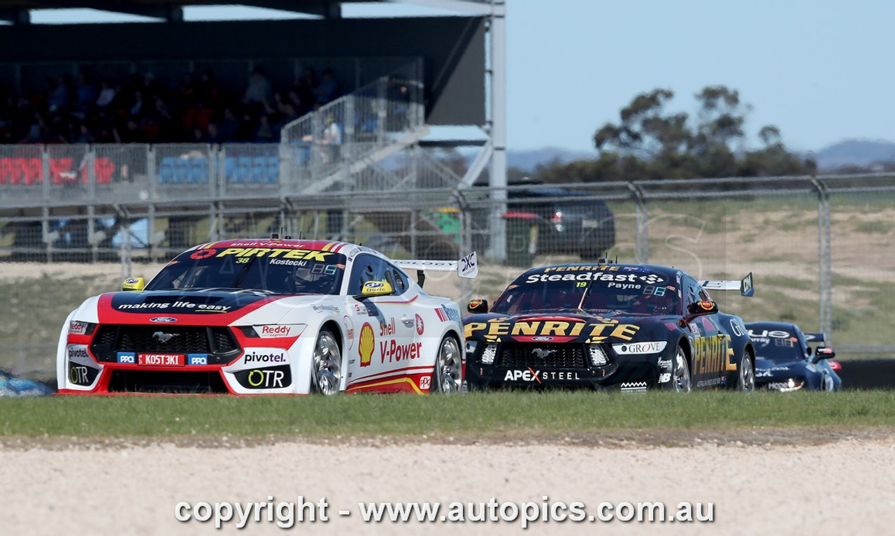 25TB09JS7002 - Brodie Kostecki & Todd Hazelwood, Airtouch 500 At The Bend, The Bend Motorsport Park - International, 14th of September, 2025, Ford Mustang GT - WINNERS - Photographer James Smith