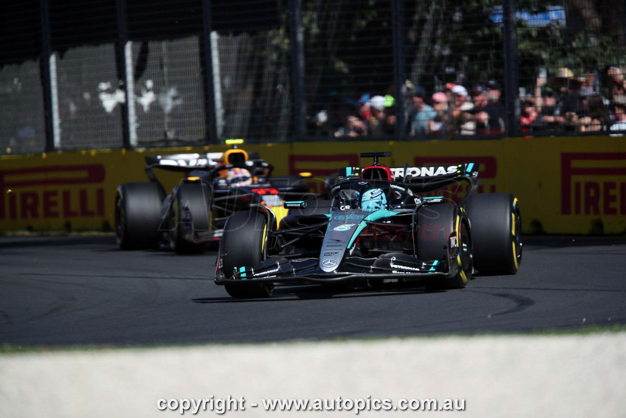 24AP03JS3076 - George Russell, Formula One -  Rolex Australian Grand Prix,  Albert Park Grand Prix Circuit,  2024, Mercedes, Car #63 - Photographer James Smith