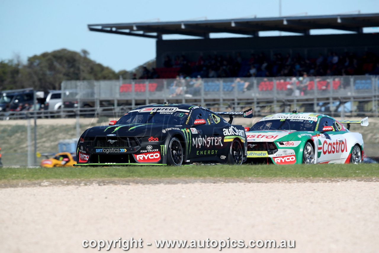 25TB09JS7012 - Cameron Waters & Mark Winterbottom, Airtouch 500 At The Bend, The Bend Motorsport Park - International, 14th of September, 2025, Ford Mustang GT - Runners Up - Photographer James Smith