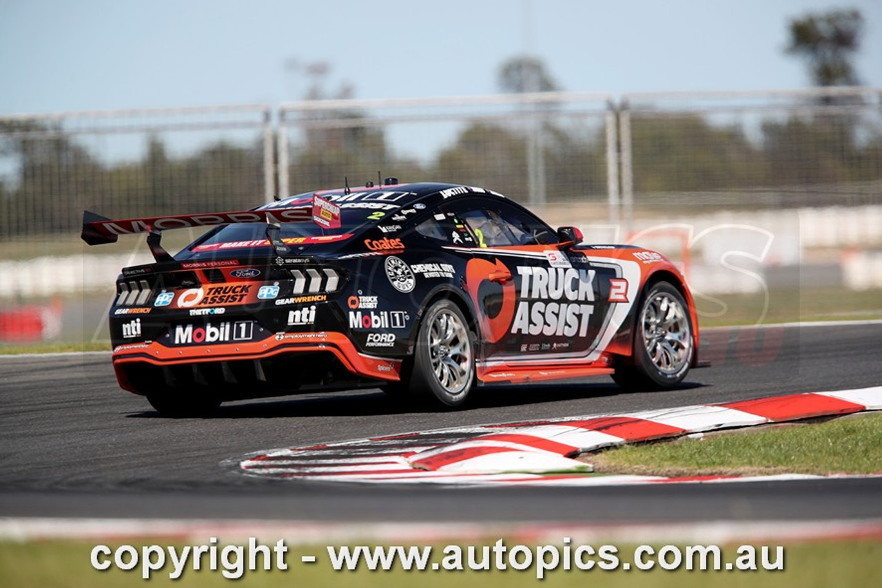 25TB09JS7034 - Ryan Wood & Jayden Ojeda, Airtouch 500 At The Bend, The Bend Motorsport Park - International, 14th of September, 2025, Ford Mustang GT - Photographer James Smith