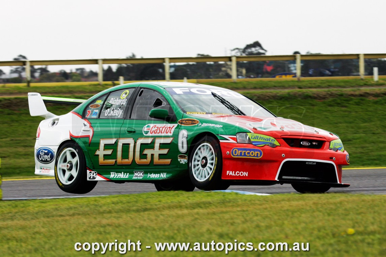 07SA09MC7028 - Steven Richards & Owen Kelly, Sandown Just Car Insurance 500, Sandown International Motor Raceway, 16th of September, 2006, Ford Falcon BF- Photographer Marshall Cass