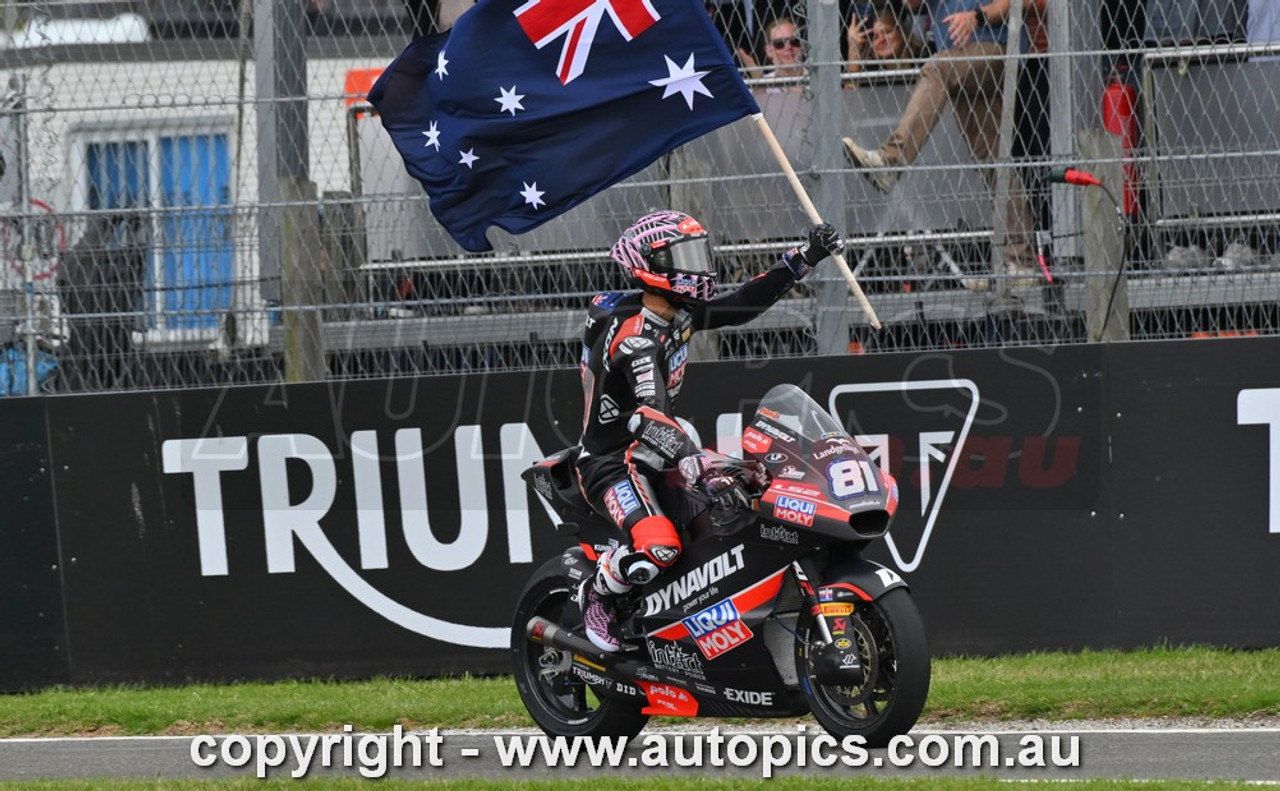 25PI10JM6531 - Senna Agius, Moto2, Phillip Island Circuit, 2025, WINNER! Kalex, #5