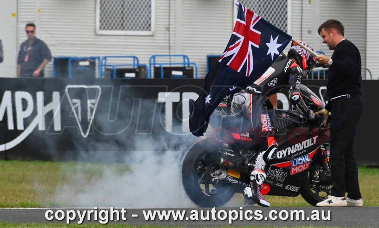 25PI10JM6532 - Senna Agius, Moto2, Phillip Island Circuit, 2025, WINNER! Kalex, #5