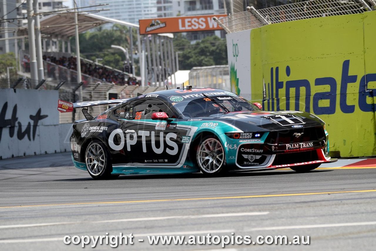 25GC10JS7002 - Chaz Mostert,  Boost Mobile Gold Coast 500, Surfers Paradise Street Circuit , Queensland, 24th - 26th of October, 2025, WINNER, Ford Mustang GT - Photographer James Smith 25GC10JS7002 - Chaz Mostert,  Boost Mobile Gold Coast 500, Surfers Paradise Street Circuit , Queensland, 24th - 26th of October, 2025, WINNER, Ford Mustang GT - Photographer James Smith