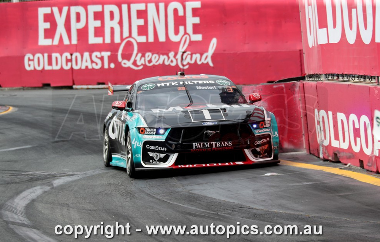 25GC10JS7005 - Chaz Mostert,  Boost Mobile Gold Coast 500, Surfers Paradise Street Circuit , Queensland, 24th - 26th of October, 2025, WINNER, Ford Mustang GT - Photographer James Smith 25GC10JS7005 - Chaz Mostert,  Boost Mobile Gold Coast 500, Surfers Paradise Street Circuit , Queensland, 24th - 26th of October, 2025, WINNER, Ford Mustang GT - Photographer James Smith