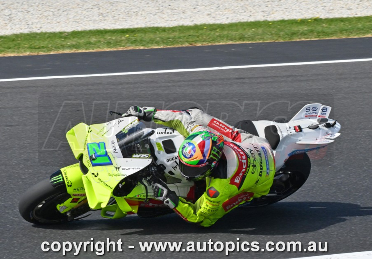 25PI10JM6587 - Franco Morbidelli, MotoGP, Phillip Island Circuit, 2025,  Ducati, #21 25PI10JM6587 - Franco Morbidelli, MotoGP, Phillip Island Circuit, 2025,  Ducati, #21