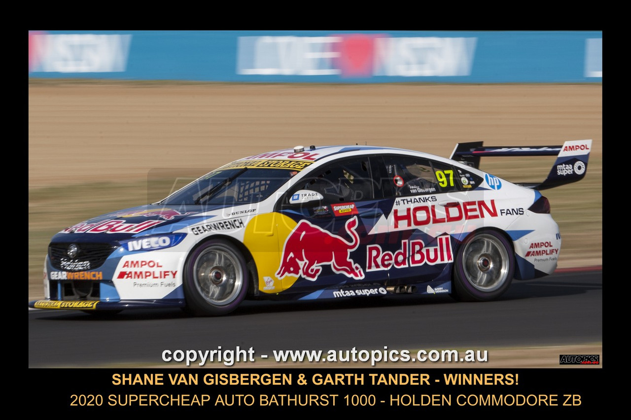 2020001-1 - Shane Van Gisbergen & Garth Tander, Supercheap Auto Bathurst 1000, Winner, 2020 - Holden Commodore ZB