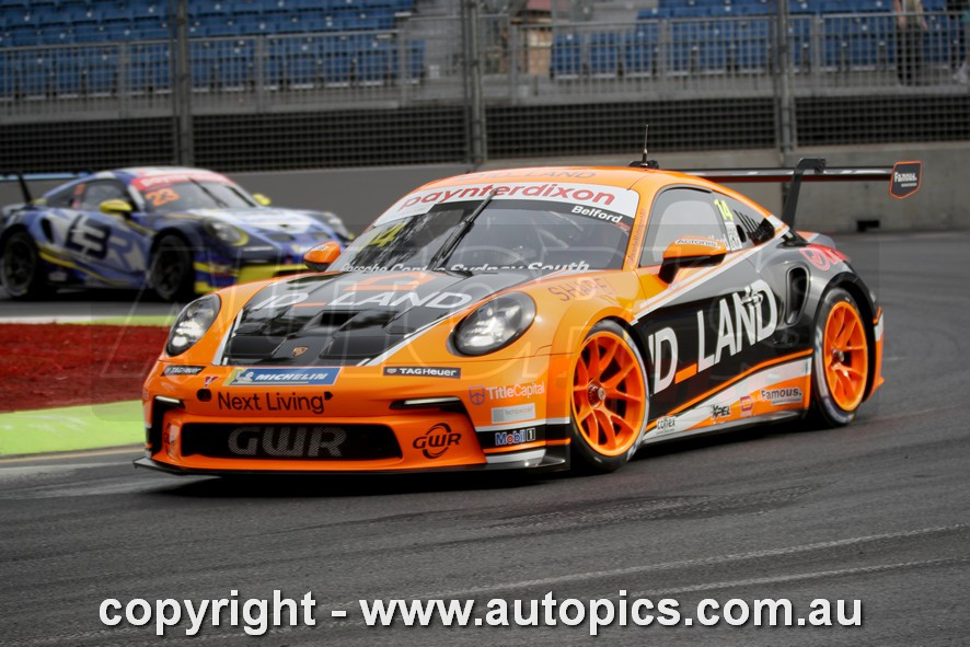 25AD11JS2012 - Porsche Paynter Dixon Carrera Cup Australia, 2025 BP Adelaide 500,  Adelaide Parklands Circuit, 2025 - Porsche 911 GT3 - Photographer James Smith