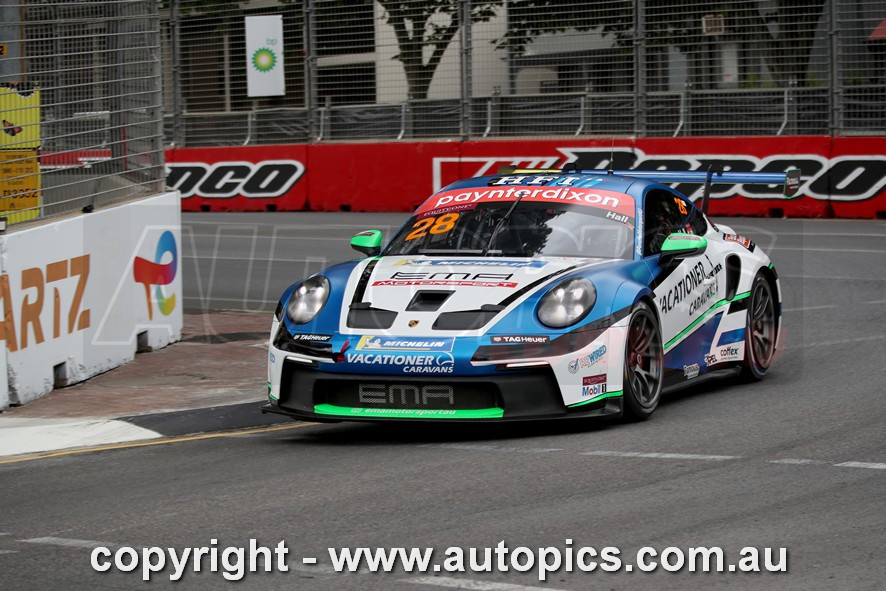 25AD11JS2018 - Porsche Paynter Dixon Carrera Cup Australia, 2025 BP Adelaide 500,  Adelaide Parklands Circuit, 2025 - Porsche 911 GT3 - Photographer James Smith