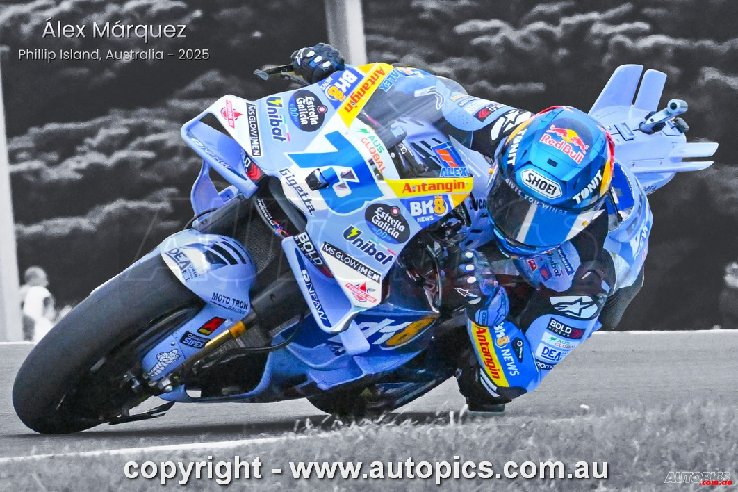 AP25PI10JM6506 - Álex Márquez Alentà, MotoGP, Phillip Island Circuit, 2025, Ducati, #73 - POSTER