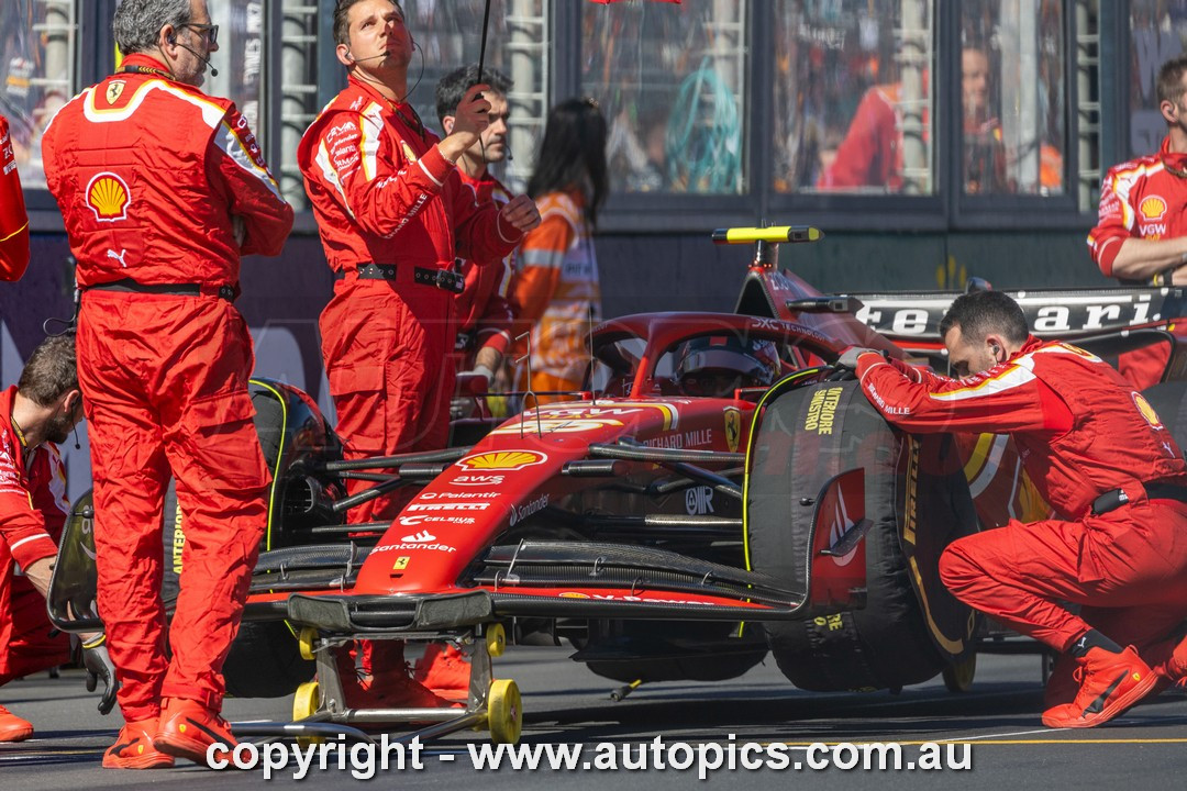 24AGP03PB3100 -  Carlos Sainz Jr., Formula 1 -  Rolex Australian Grand Prix,  Albert Park Grand Prix Circuit, Ferrari, Car #55 , WINNER, 2024