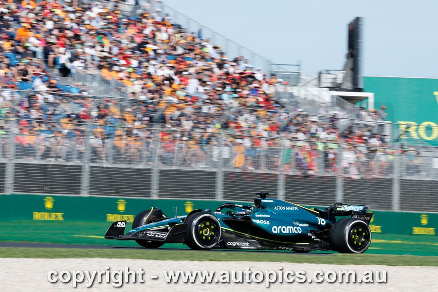 24AGP03JS3117 -  Lance Strulovitch (Stroll), Formula 1 -  Rolex Australian Grand Prix,  Albert Park Grand Prix Circuit,  2024, Aston Martin Aramco- Mercedes Car #18