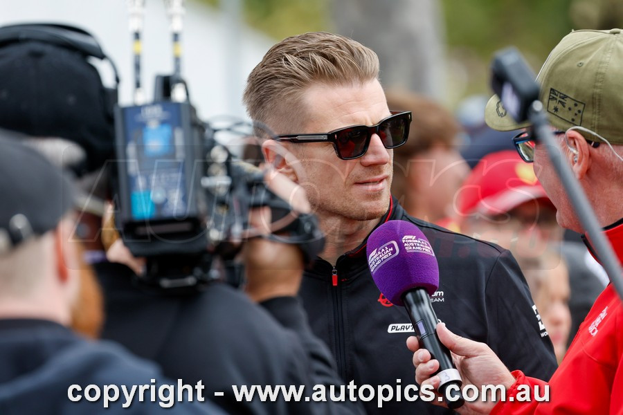 24AGP03JS3135 - Nico Hulkenberg, Formula One - Rolex Australian Grand Prix,  Albert Park Grand Prix Circuit,  2024, Haas Ferrari, Car #27