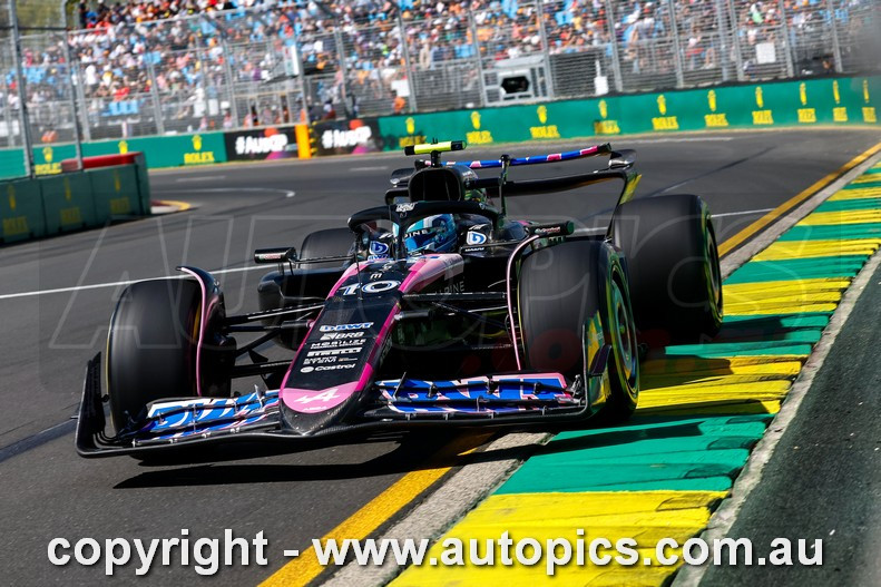 24AGP03PB3155 - Pierre Gasly, Formula 1 -  Rolex Australian Grand Prix,  Albert Park Grand Prix Circuit,  2024, Alpine Renault, Car #10