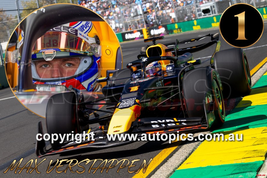 AOP-Verstappen - Poster, Max Verstappen #1, Honda RABT, Red Bull Racing Team