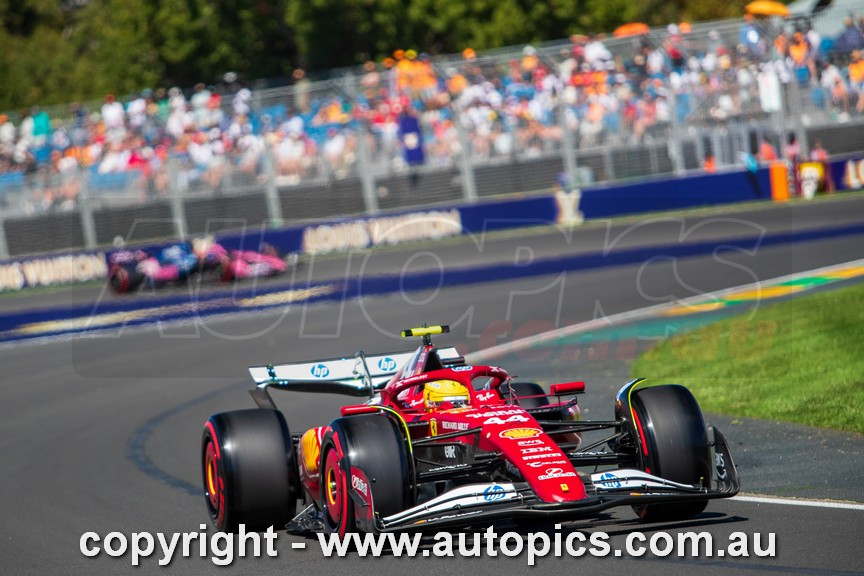 25AGP03PB3062 - Lewis Hamilton, Formula 1 Louis Vuitton Australian Grand Prix, Melbourne Grand Prix Circuit, 14–16th of March, 2025, Ferrari