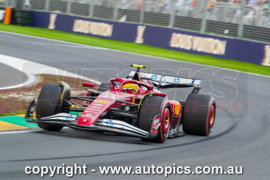 25AGP03PB3064 - Lewis Hamilton, Formula 1 Louis Vuitton Australian Grand Prix, Melbourne Grand Prix Circuit, 14–16th of March, 2025, Ferrari
