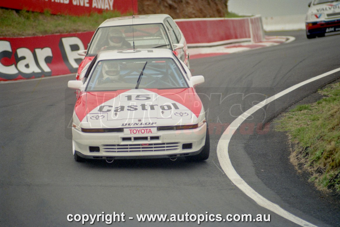 90BA09LR7021 - John Smith, Peter McKay & Mark Poole, Tooheys 1000, Bathurst, 1990, Toyota Supra Turbo A - Photographer - Lance J Ruting