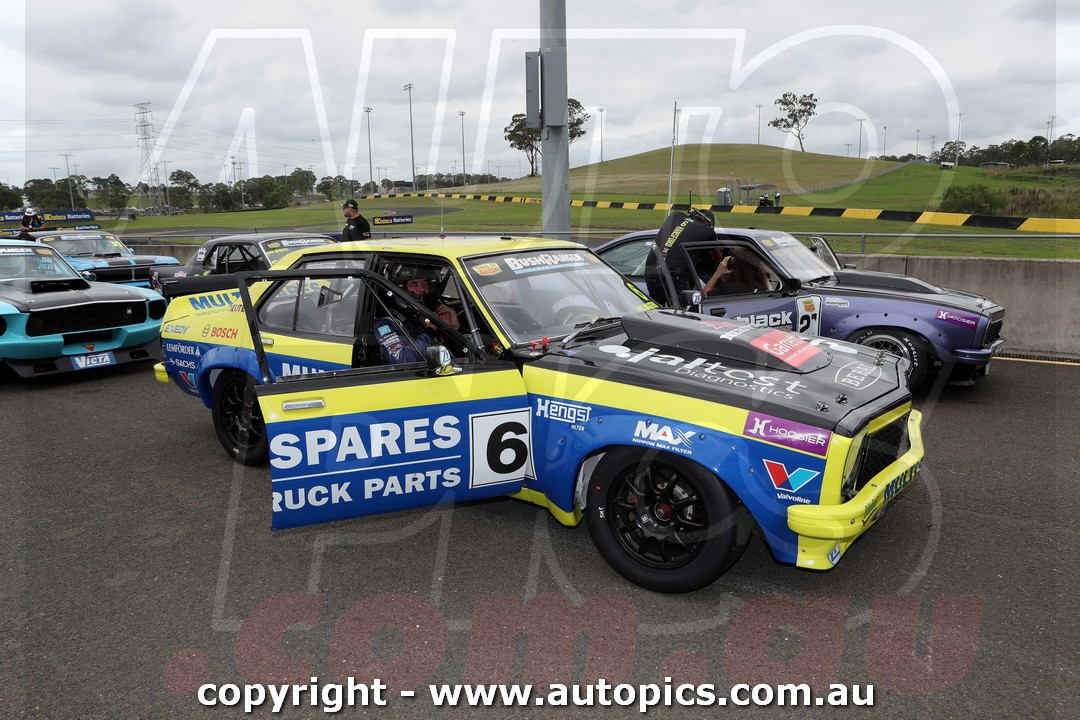 26SMP02JS7530 - BushRanger Touring Car Masters, Sydney Motorsport Park, 2026, Ryan Hansford - Holden Torana A9X - Photographer James Smith