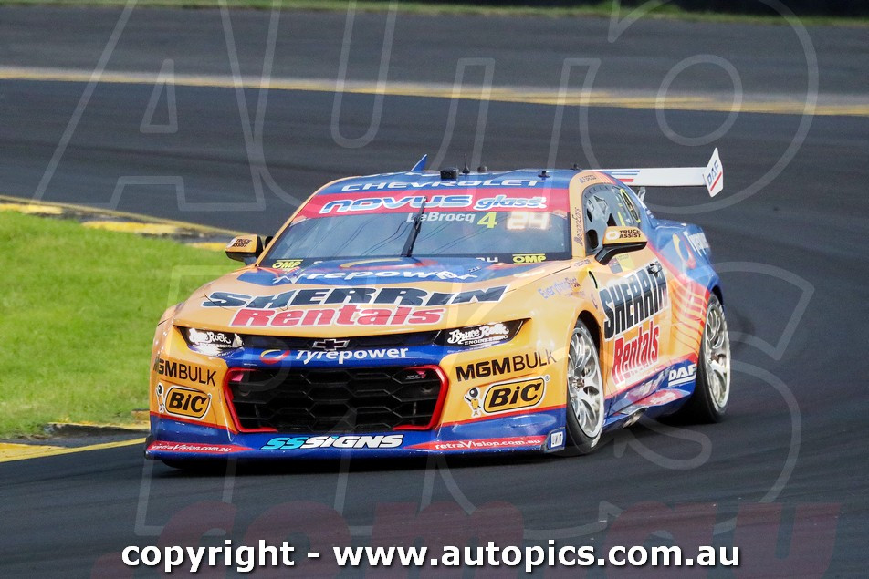 26SMP02JS7028 - Dunlop Sydney 500, Sydney Motorsport Park, 2026, Jack Le Brocq - Chev Camaro ZL1 - Photographer James Smith