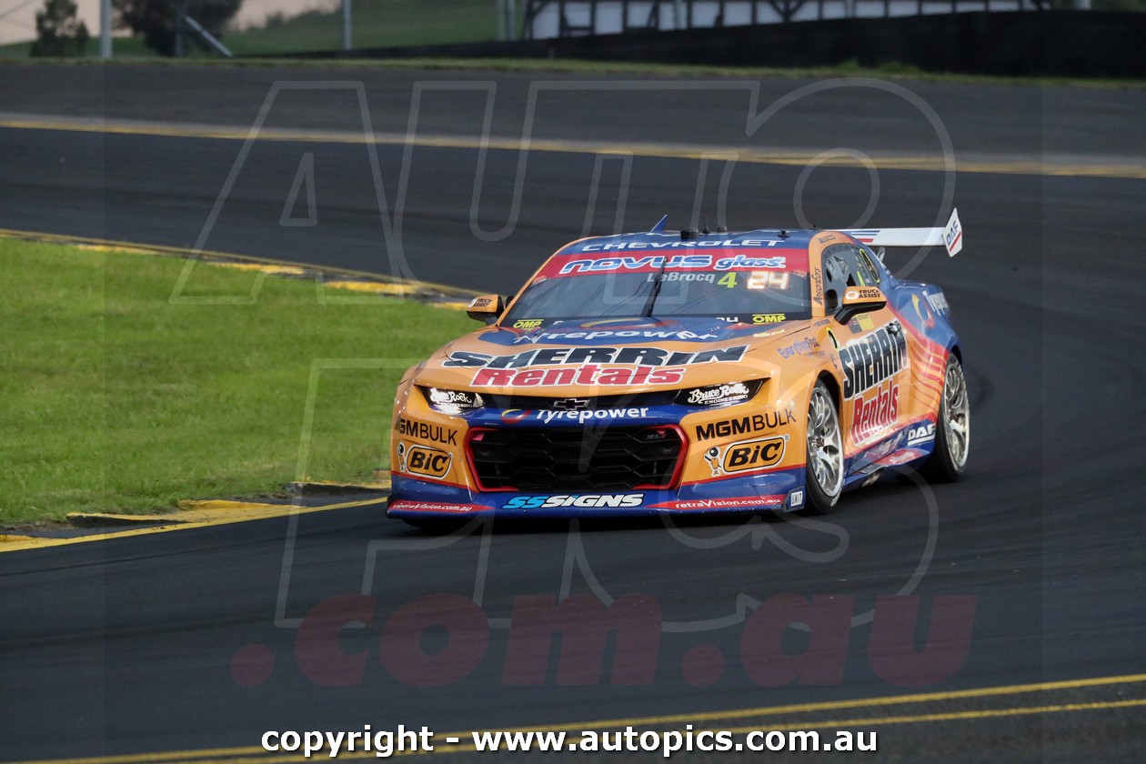 26SMP02JS7029 - Dunlop Sydney 500, Sydney Motorsport Park, 2026, Jack Le Brocq - Chev Camaro ZL1 - Photographer James Smith