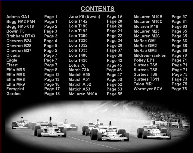 49060 - Blast From The Past, Formula 5000 Constructors - 80 Page Hard Cover Book - Pictorial History