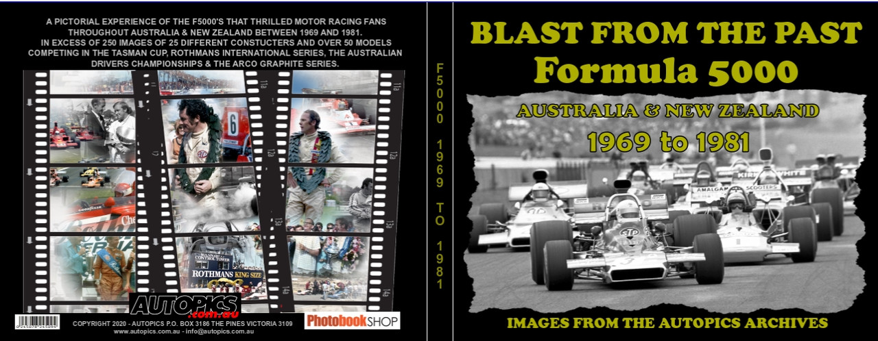 49060 - Blast From The Past, Formula 5000 Constructors - 80 Page Hard Cover Book - Pictorial History