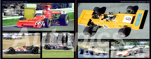 49060 - Blast From The Past, Formula 5000 Constructors - 80 Page Hard Cover Book - Pictorial History